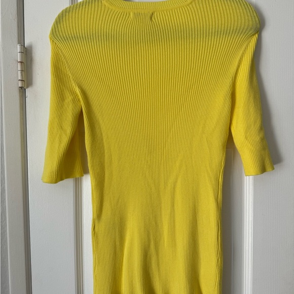 NWOT Style & Co Bright Ribbed Top - Picture 3 of 4